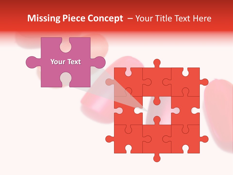 Three Different Shades Of Nail Polish On A White Background PowerPoint Template