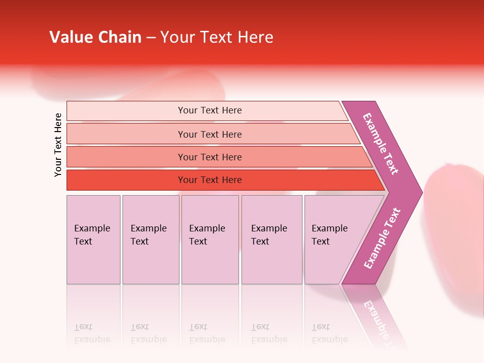 Three Different Shades Of Nail Polish On A White Background PowerPoint Template