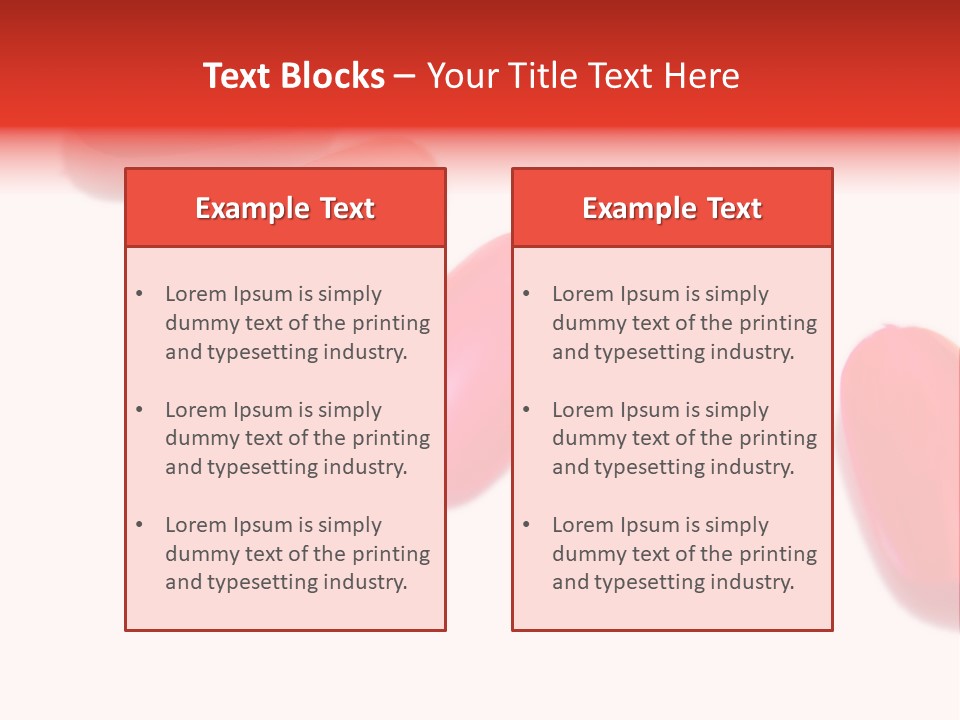 Three Different Shades Of Nail Polish On A White Background PowerPoint Template