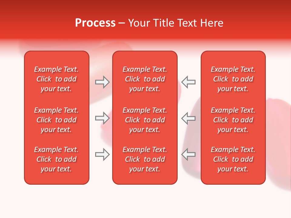 Three Different Shades Of Nail Polish On A White Background PowerPoint Template