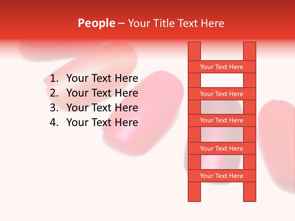 Three Different Shades Of Nail Polish On A White Background PowerPoint Template