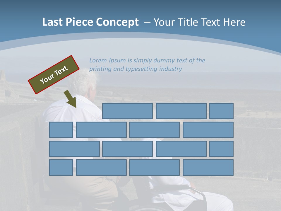 A Man In A Wheel Chair With A Woman Sitting Next To Him PowerPoint Template