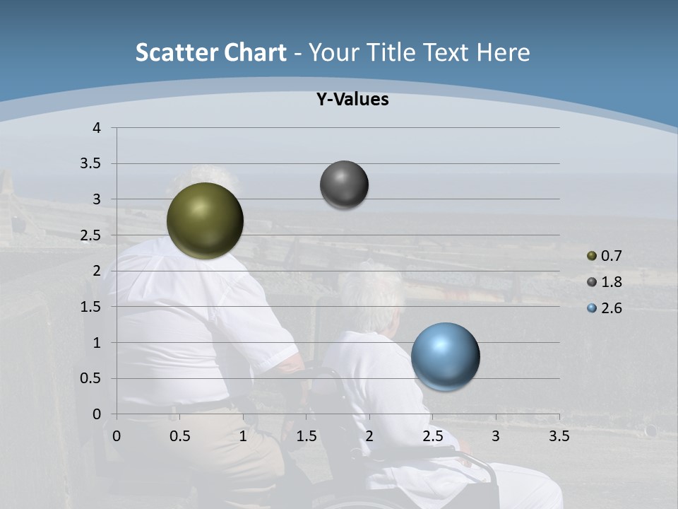 A Man In A Wheel Chair With A Woman Sitting Next To Him PowerPoint Template