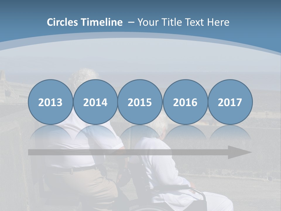 A Man In A Wheel Chair With A Woman Sitting Next To Him PowerPoint Template