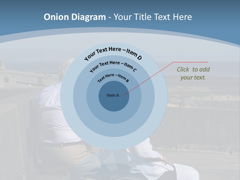 A Man In A Wheel Chair With A Woman Sitting Next To Him PowerPoint Template