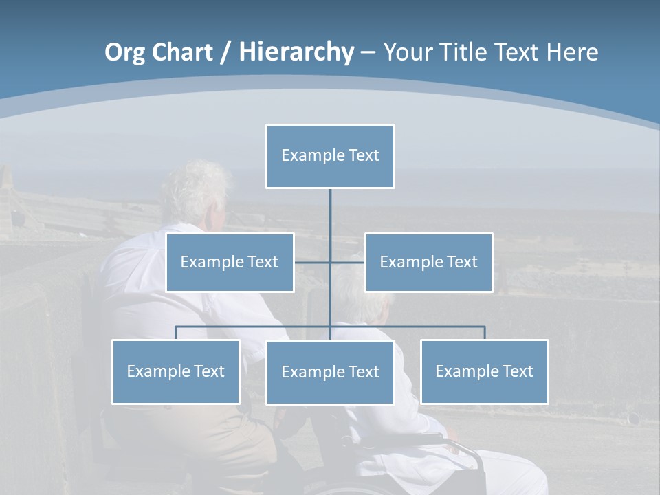 A Man In A Wheel Chair With A Woman Sitting Next To Him PowerPoint Template