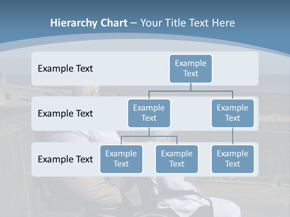 A Man In A Wheel Chair With A Woman Sitting Next To Him PowerPoint Template