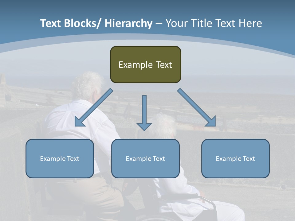 A Man In A Wheel Chair With A Woman Sitting Next To Him PowerPoint Template