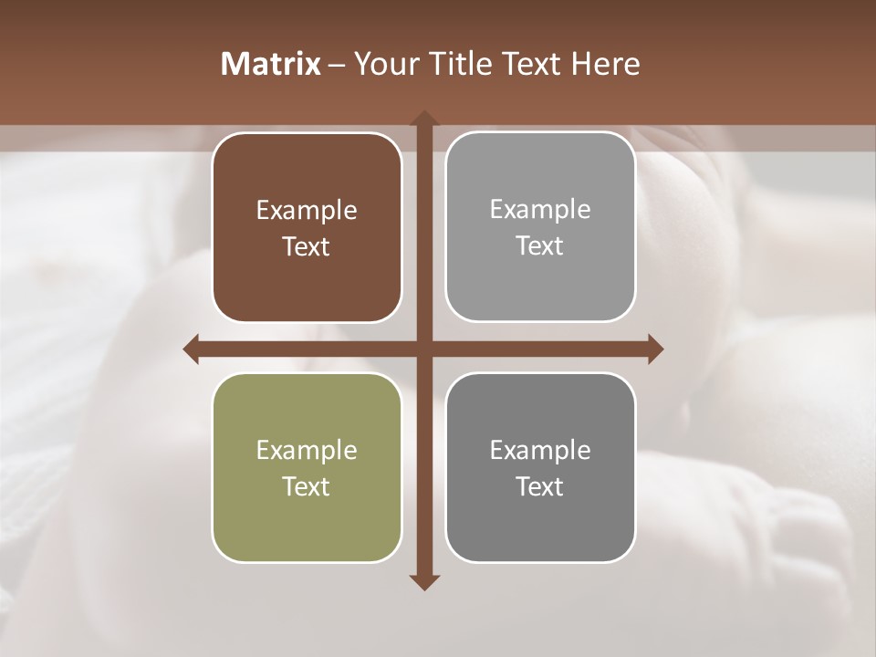 A Newborn Baby In The Hospital Just Minutes After It Was Born Being Held By Its Mother. Very Shallow Dof PowerPoint Template