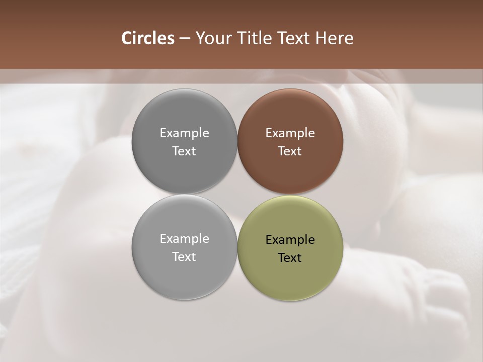 A Newborn Baby In The Hospital Just Minutes After It Was Born Being Held By Its Mother. Very Shallow Dof PowerPoint Template