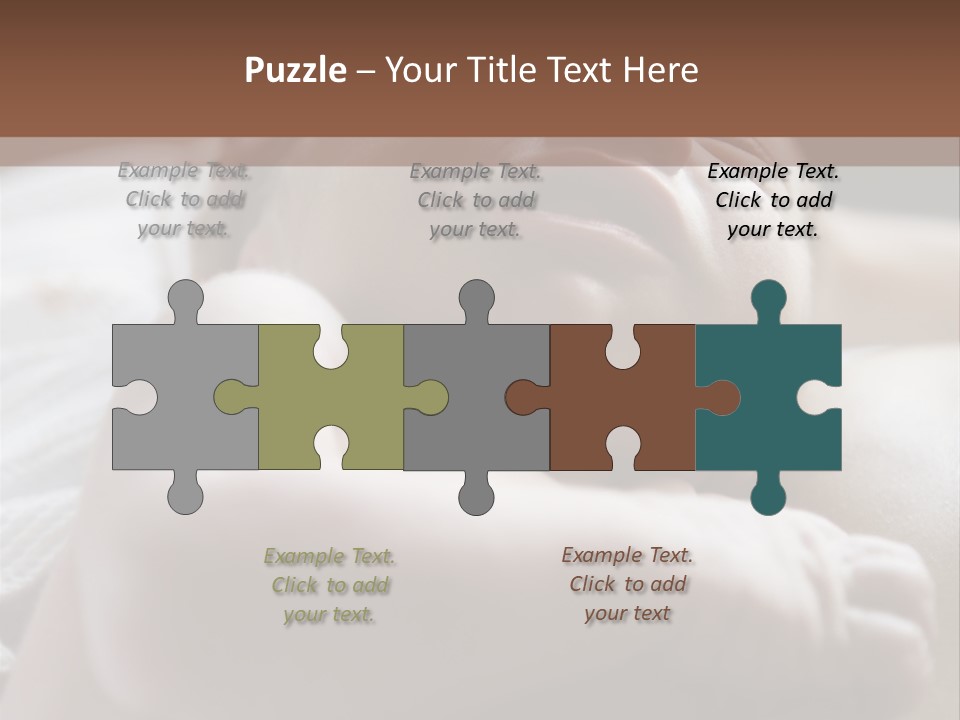 A Newborn Baby In The Hospital Just Minutes After It Was Born Being Held By Its Mother. Very Shallow Dof PowerPoint Template