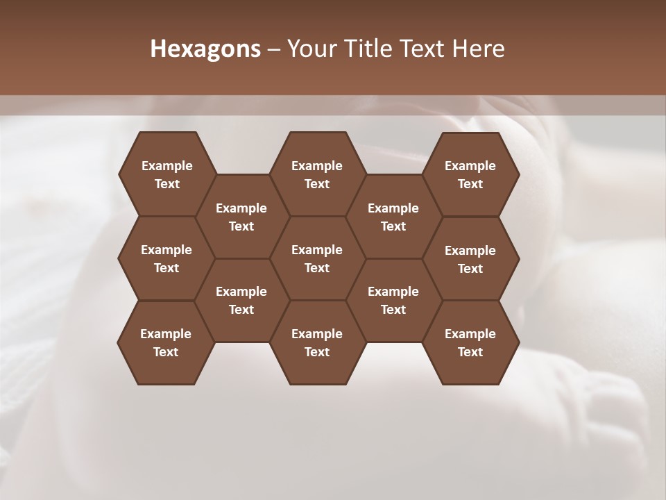 A Newborn Baby In The Hospital Just Minutes After It Was Born Being Held By Its Mother. Very Shallow Dof PowerPoint Template