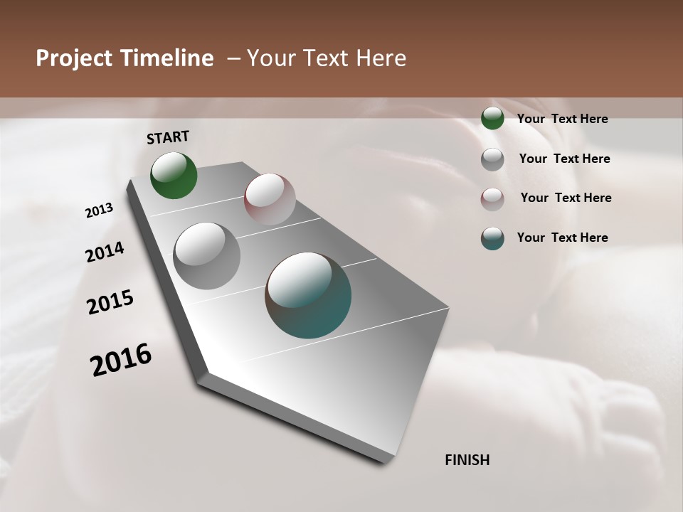 A Newborn Baby In The Hospital Just Minutes After It Was Born Being Held By Its Mother. Very Shallow Dof PowerPoint Template