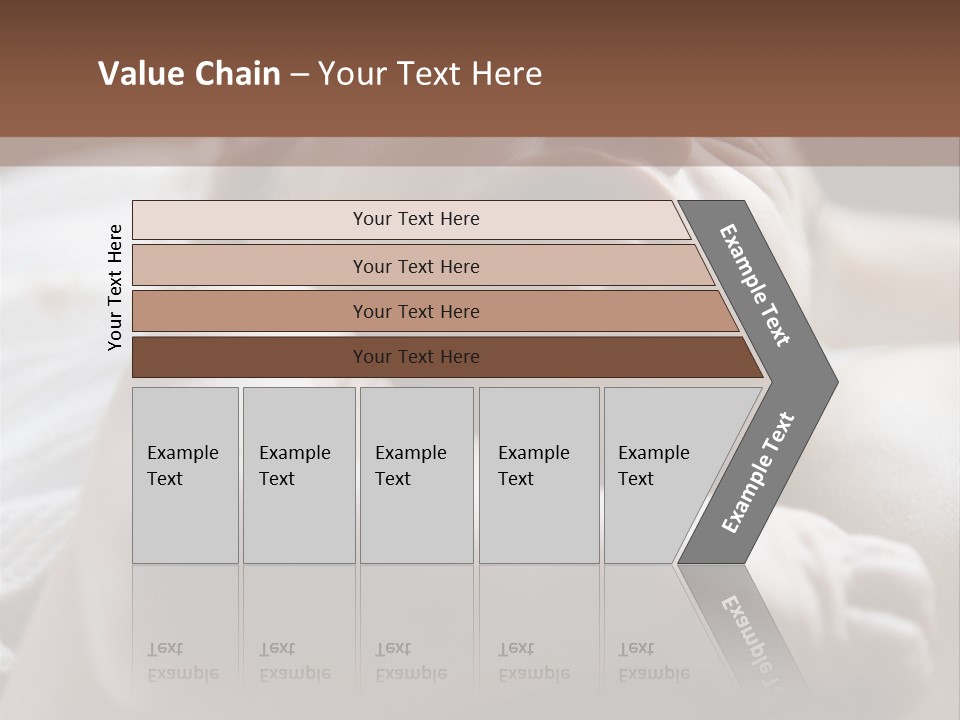 A Newborn Baby In The Hospital Just Minutes After It Was Born Being Held By Its Mother. Very Shallow Dof PowerPoint Template