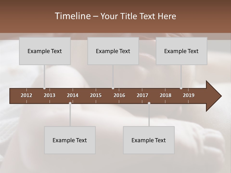 A Newborn Baby In The Hospital Just Minutes After It Was Born Being Held By Its Mother. Very Shallow Dof PowerPoint Template