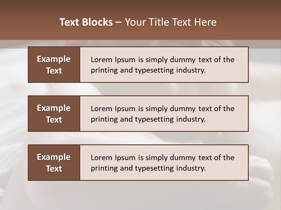 A Newborn Baby In The Hospital Just Minutes After It Was Born Being Held By Its Mother. Very Shallow Dof PowerPoint Template