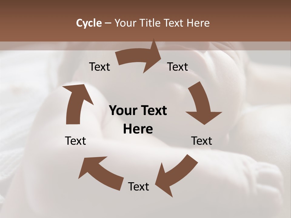 A Newborn Baby In The Hospital Just Minutes After It Was Born Being Held By Its Mother. Very Shallow Dof PowerPoint Template