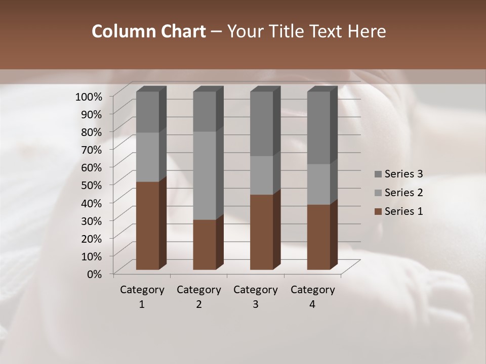 A Newborn Baby In The Hospital Just Minutes After It Was Born Being Held By Its Mother. Very Shallow Dof PowerPoint Template