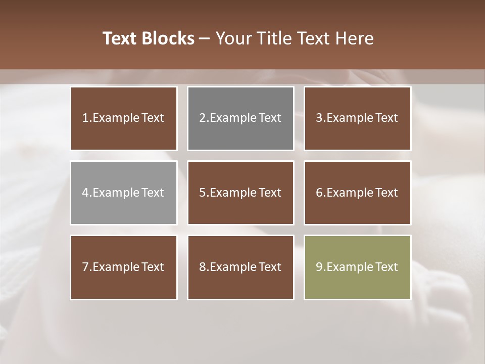 A Newborn Baby In The Hospital Just Minutes After It Was Born Being Held By Its Mother. Very Shallow Dof PowerPoint Template