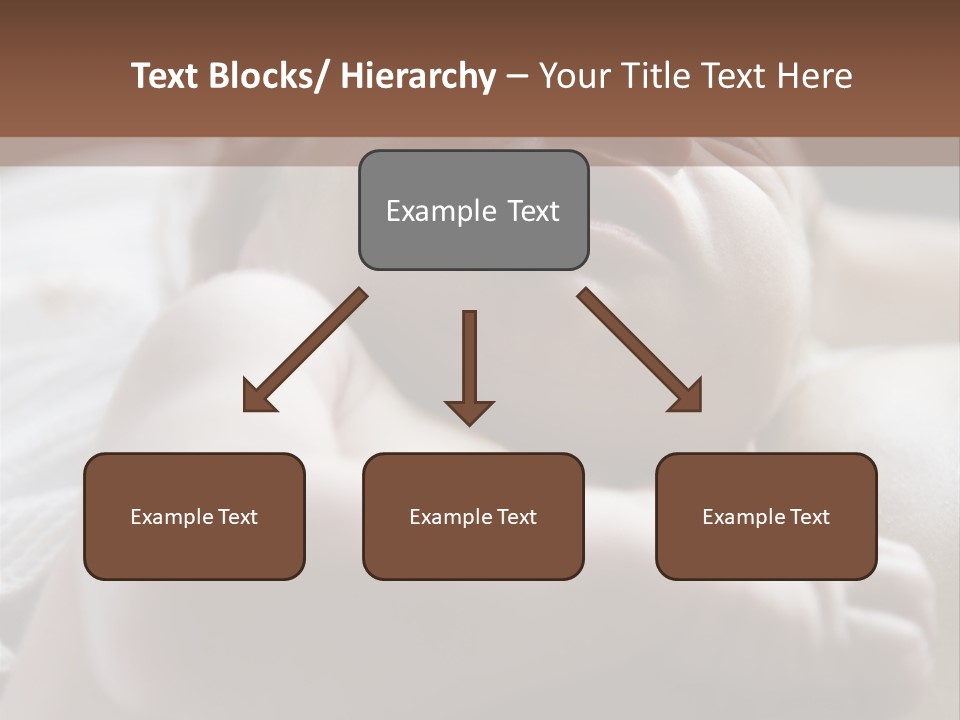 A Newborn Baby In The Hospital Just Minutes After It Was Born Being Held By Its Mother. Very Shallow Dof PowerPoint Template
