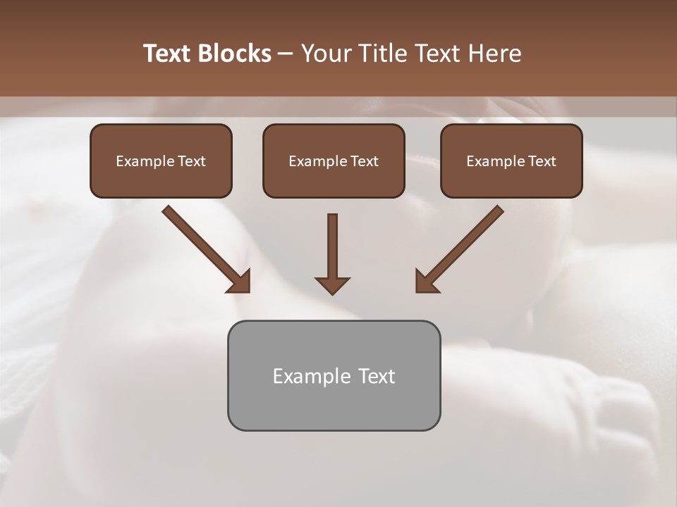 A Newborn Baby In The Hospital Just Minutes After It Was Born Being Held By Its Mother. Very Shallow Dof PowerPoint Template