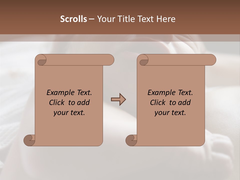 A Newborn Baby In The Hospital Just Minutes After It Was Born Being Held By Its Mother. Very Shallow Dof PowerPoint Template