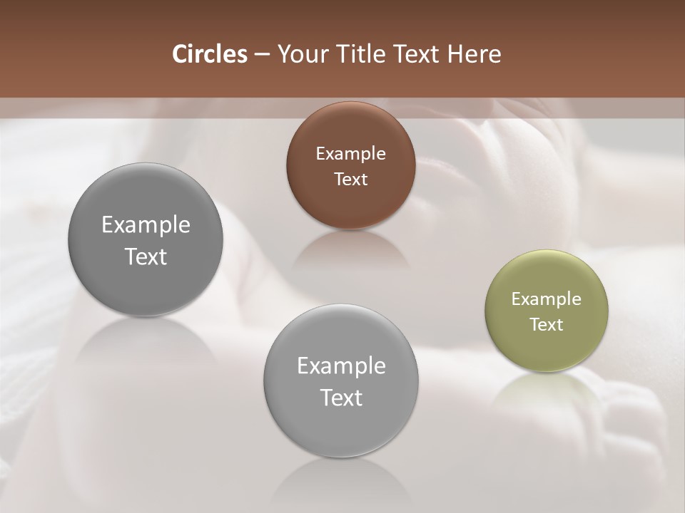 A Newborn Baby In The Hospital Just Minutes After It Was Born Being Held By Its Mother. Very Shallow Dof PowerPoint Template