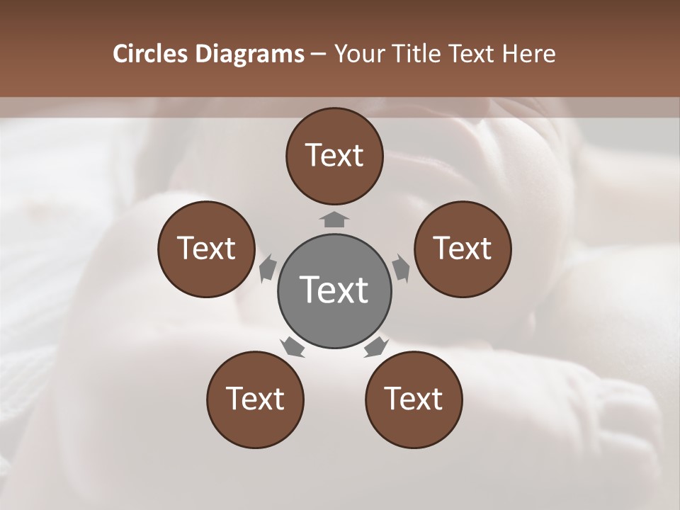 A Newborn Baby In The Hospital Just Minutes After It Was Born Being Held By Its Mother. Very Shallow Dof PowerPoint Template