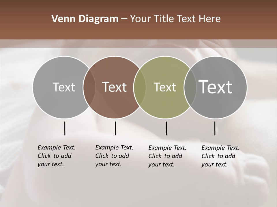 A Newborn Baby In The Hospital Just Minutes After It Was Born Being Held By Its Mother. Very Shallow Dof PowerPoint Template