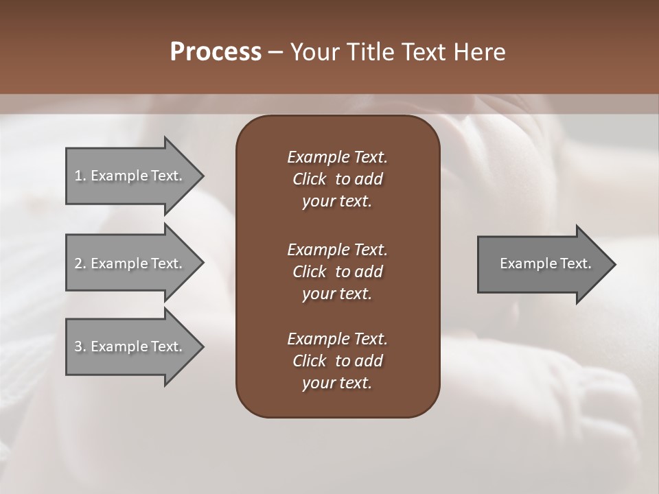 A Newborn Baby In The Hospital Just Minutes After It Was Born Being Held By Its Mother. Very Shallow Dof PowerPoint Template