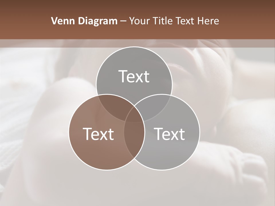 A Newborn Baby In The Hospital Just Minutes After It Was Born Being Held By Its Mother. Very Shallow Dof PowerPoint Template