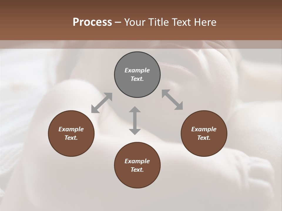 A Newborn Baby In The Hospital Just Minutes After It Was Born Being Held By Its Mother. Very Shallow Dof PowerPoint Template