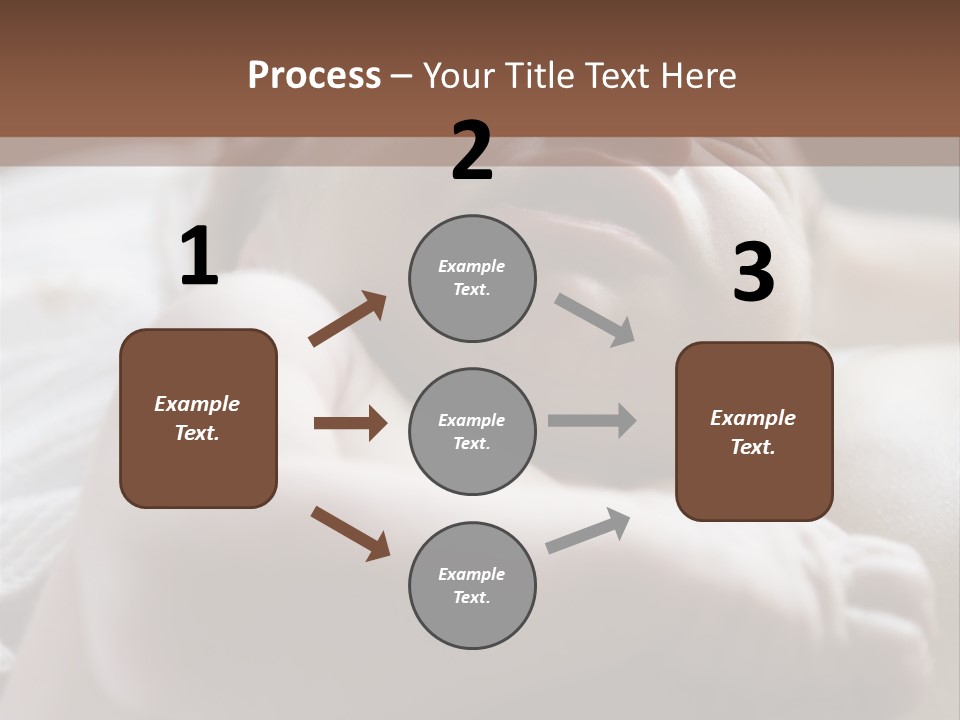 A Newborn Baby In The Hospital Just Minutes After It Was Born Being Held By Its Mother. Very Shallow Dof PowerPoint Template