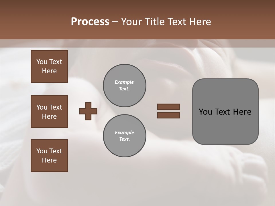A Newborn Baby In The Hospital Just Minutes After It Was Born Being Held By Its Mother. Very Shallow Dof PowerPoint Template