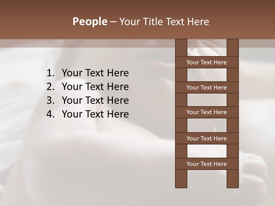 A Newborn Baby In The Hospital Just Minutes After It Was Born Being Held By Its Mother. Very Shallow Dof PowerPoint Template