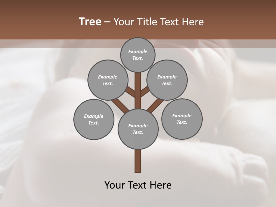 A Newborn Baby In The Hospital Just Minutes After It Was Born Being Held By Its Mother. Very Shallow Dof PowerPoint Template