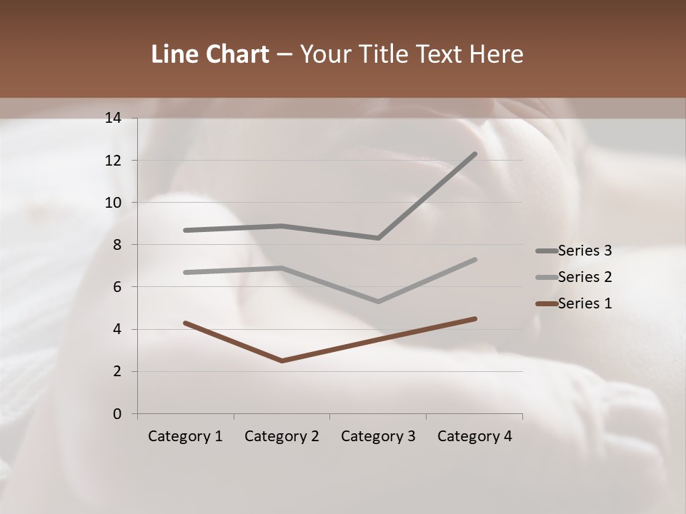 A Newborn Baby In The Hospital Just Minutes After It Was Born Being Held By Its Mother. Very Shallow Dof PowerPoint Template