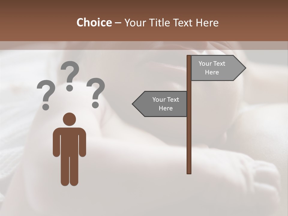 A Newborn Baby In The Hospital Just Minutes After It Was Born Being Held By Its Mother. Very Shallow Dof PowerPoint Template