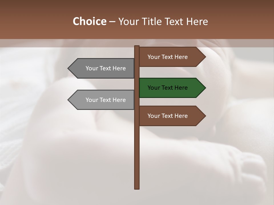 A Newborn Baby In The Hospital Just Minutes After It Was Born Being Held By Its Mother. Very Shallow Dof PowerPoint Template