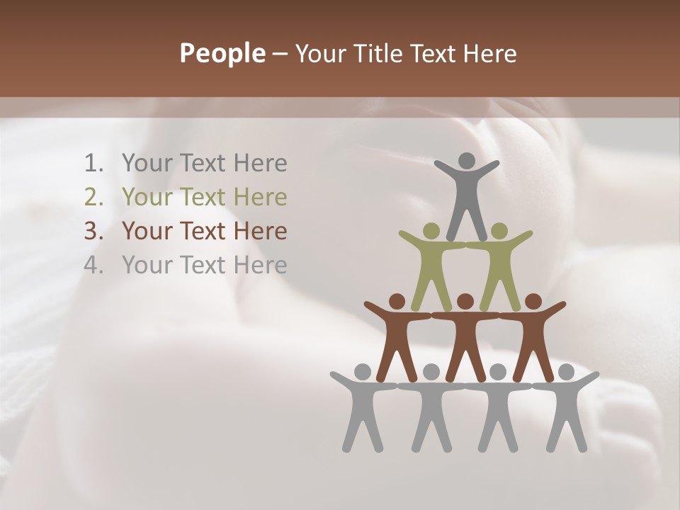 A Newborn Baby In The Hospital Just Minutes After It Was Born Being Held By Its Mother. Very Shallow Dof PowerPoint Template