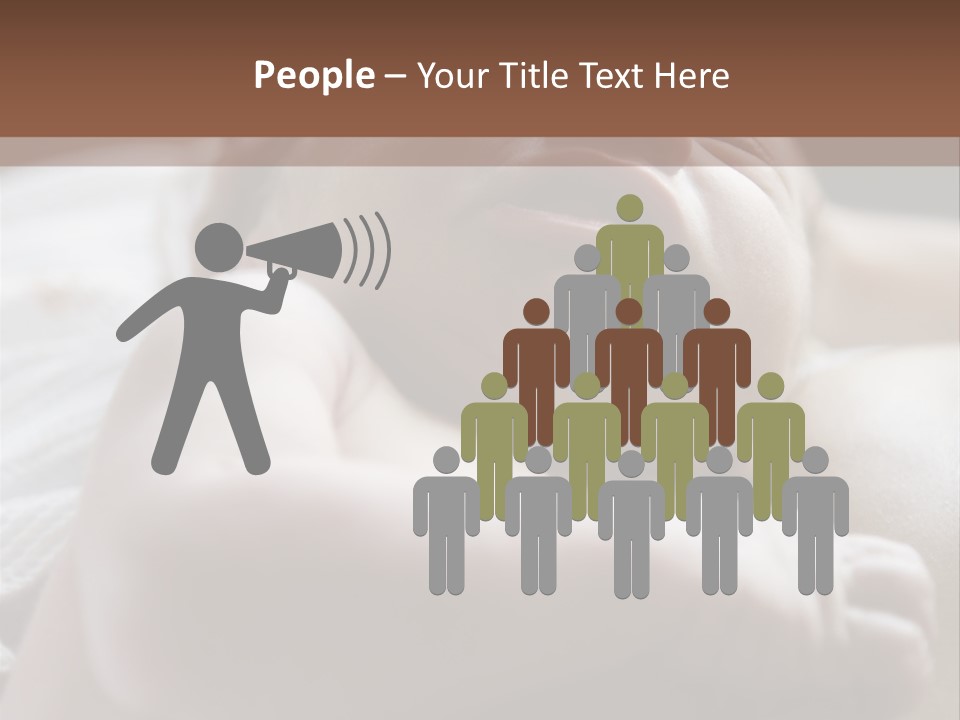 A Newborn Baby In The Hospital Just Minutes After It Was Born Being Held By Its Mother. Very Shallow Dof PowerPoint Template