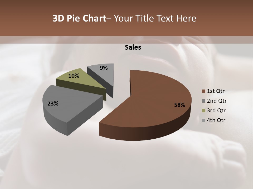 A Newborn Baby In The Hospital Just Minutes After It Was Born Being Held By Its Mother. Very Shallow Dof PowerPoint Template