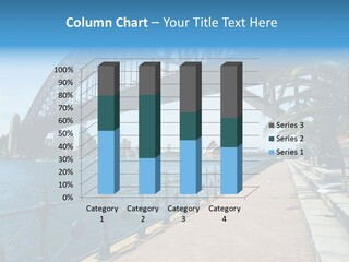 A Bridge Over A Body Of Water With A City In The Background PowerPoint Template