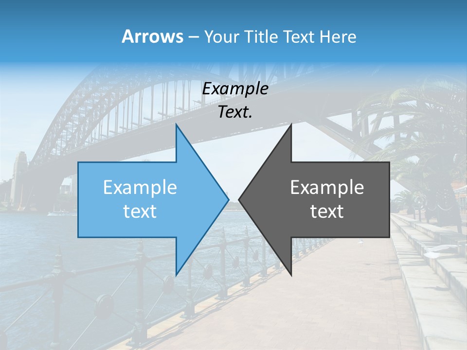 A Bridge Over A Body Of Water With A City In The Background PowerPoint Template