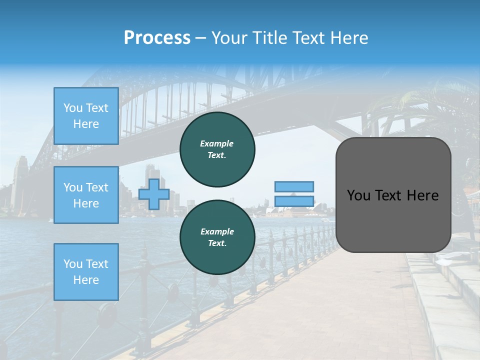 A Bridge Over A Body Of Water With A City In The Background PowerPoint Template
