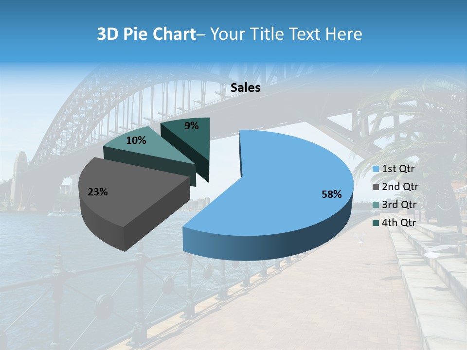 A Bridge Over A Body Of Water With A City In The Background PowerPoint Template