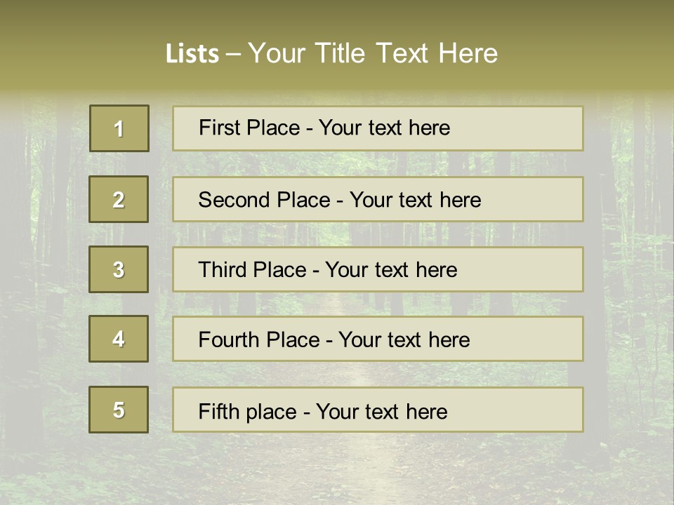 Forest PowerPoint Template