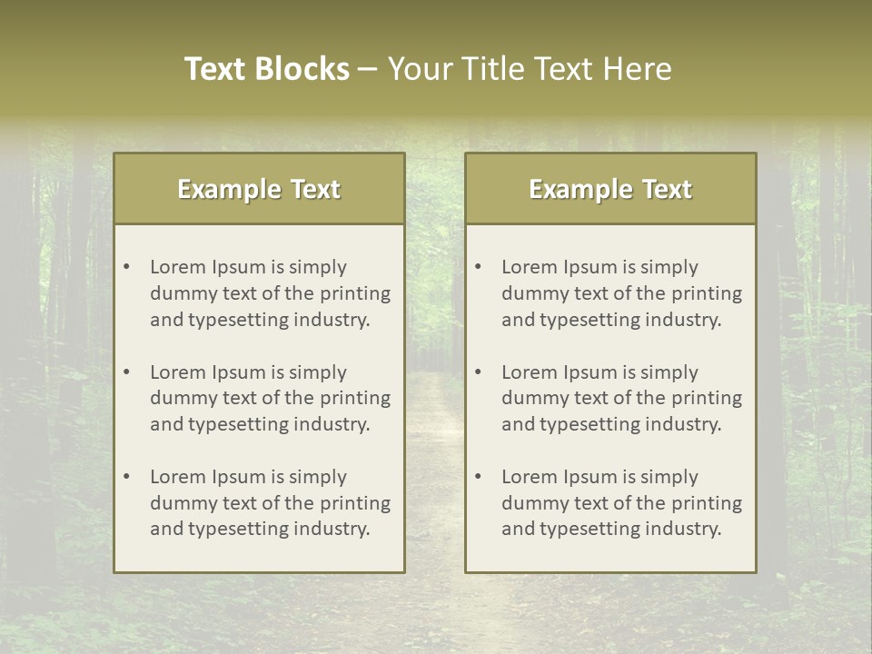Forest PowerPoint Template