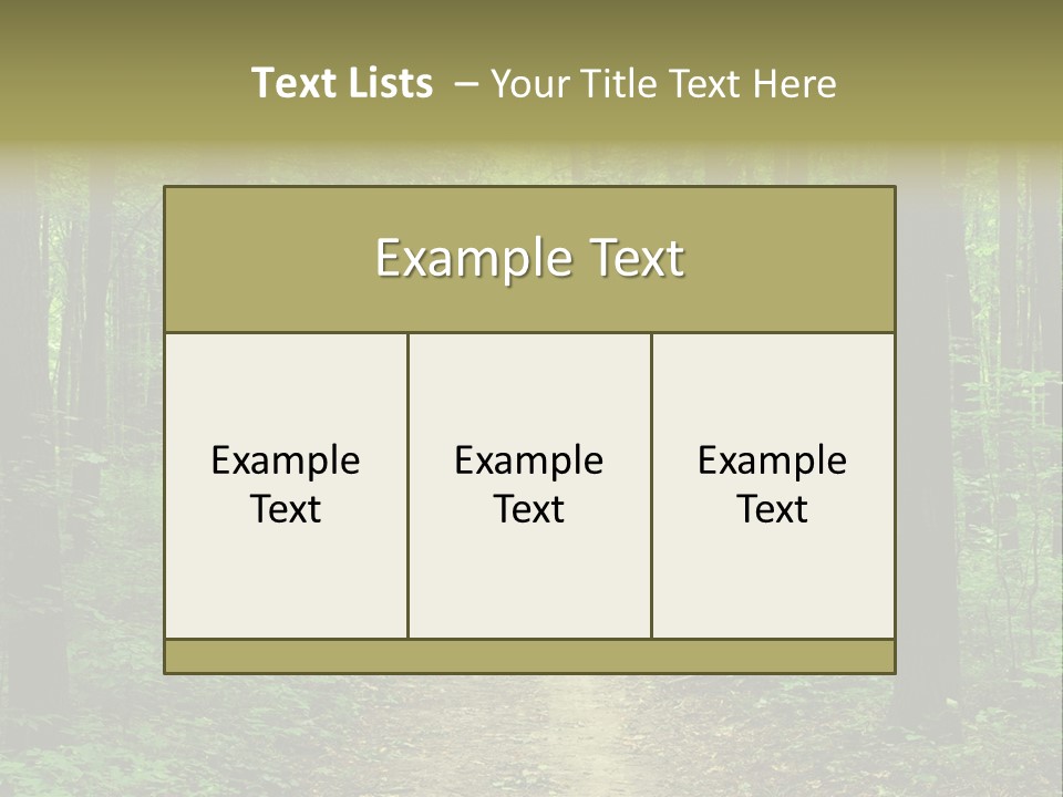 Forest PowerPoint Template