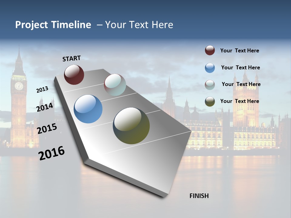 Houses Of Parliament Lit Up At Sunset PowerPoint Template